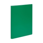 Папка с 60 вкладышами СТАММ А4, 21мм, 600мкм, пластик, зеленая, ММ-32210