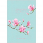 Записная книжка А5 80л. BG "Spring bloom", матовая ламинация, блок в точку