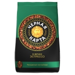 Кофе в зернах Черная Карта "Espresso Italiano", пакет, 1кг, ШФ000025901