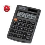 Калькулятор карманный Citizen SLD-200NR, 8 разрядов, двойное питание, 62*98*10мм, черный, SLD-200NR