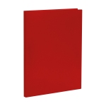Папка с боковым зажимом СТАММ А4, 14мм, 500мкм, пластик, красная, ММ-32219