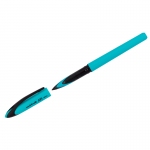 Ручка-роллер Uni "Uni-Ball Air UBA-188E" синяя, 0,5мм, голубой корпус, 126017