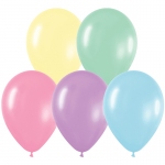 Воздушные шары,  100шт., М12/30см, MESHU "Macaroons", пастель, ассорти, MS_42110