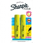 Набор текстовыделителей Sharpie "Fluo XL" 2шт., желтые, скошенные, 0,75-5мм, блистер, 1825660