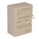 Короб архивный с завязками OfficeSpace, разборный, 150мм, клапан из переплетного картона, до 1500л., 356316