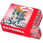 Жевательная конфета  Tom&Jerry, клубника, 11,5г, 70735
