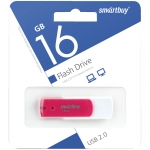 Память Smart Buy "Diamond"  16GB, USB 2.0 Flash Drive, пурпурный, SB16GBDP