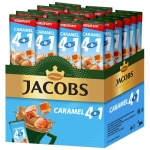 Кофе растворимый Jacobs "Caramel", со вкусом карамели, 4в1, порционный 24 пакетика*13,5г, 8060232