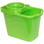 Ведро пластиковое Idea, прямоугольное, отжим, ярко-зеленый, 9,5л, М 2421