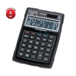 Калькулятор водонепроницаемый Citizen WR-3000, 12 разрядов, двойное питание, 106*152*38мм, черный, WR-3000