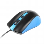 Мышь Smartbuy ONE 352, USB, синий, черный, 3btn+Roll, SBM-352-BK