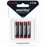 Батарейка SmartBuy AAA (R03) солевая, BC4, SBBZ-3A04B
