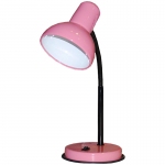 Светильник настольный на подставке "НТ 2077А", гибкая стойка, Е27, нежно-розовый, 2001019550010