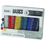 Краски акриловые Liquitex "Basics" 06цв., 118мл/туба, картонная коробка, 101076