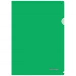 Папка-уголок Berlingo, А4, 180мкм, прозрачная зеленая, AGp_04104