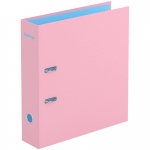 Папка-регистратор Berlingo "Haze", 80мм, матовая ламинированная, розовая, AMl80301