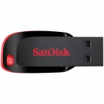 Память SanDisk "Cruzer Blade"  32GB, USB 2.0 Flash Drive, красный, черный, SDCZ50-032G-B35