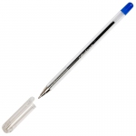 Ручка шариковая OfficeSpace синяя, 1,0мм, штрих-код, BP103BU_1286