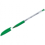 Ручка шариковая Berlingo "Triangle 110" зеленая, 0,7мм, трехгран., грип, CBp_07113