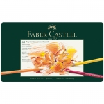 Карандаши цветные художественные Faber-Castell "Polychromos", 60цв., заточен., метал. коробка, 110060