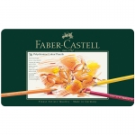 Карандаши цветные художественные Faber-Castell "Polychromos", 36цв., заточен., метал. коробка, 110036