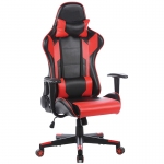 Кресло игровое Helmi HL-G01 "Victory", искусственная кожа, черная/красная, 2 подушки, 279715