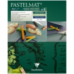 Альбом для пастели, 12л., 240*300мм, на склейке Clairefontaine "Pastelmat", 360г/м2, бархат, цв. блок, 96114C