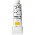 Краска масляная профессиональная Winsor&Newton "Artists Oil", 37мл, бледно-желтый кадмий, 1214118