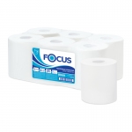 Полотенца бумажные в рулонах Focus Jumbo, 1-слойные, 280м/рул., ЦВ, белые, 5036889