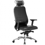 Кресло руководителя Метта "Samurai" KL-3.03/KL-3.04, 3D подголовник, кожа черная, z302688767/z312421903