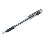 Ручка шариковая Berlingo "I-10" черная, 0,4мм, грип, CBp_40011