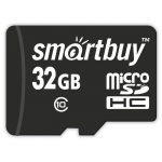 Карта памяти SmartBuy MicroSDHC 32GB UHS-1, Class 10, скорость чтения 30Мб/сек, SB32GBSDCL10-00