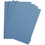 Цветная бумага 500*650мм, Clairefontaine "Etival color", 24л., 160г/м2, королевский синий, легкое зерно, 30%хлопка, 70%целлюлоза, 93788C