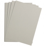 Цветная бумага 500*650мм, Clairefontaine "Etival color", 24л., 160г/м2, облачно-серый, легкое зерно, 30%хлопка, 70%целлюлоза, 93795C