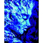 Картина по номерам на холсте ТРИ СОВЫ "Стихия. Вода", 40*50, с акриловыми красками и кистями, КХ_44202