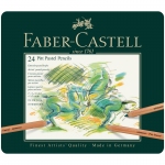 Пастельные карандаши Faber-Castell "Pitt Pastel", 24цв., метал. коробка, 112124