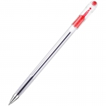 Ручка шариковая MunHwa "Option" красная, 0,5мм, штрих-код, OP-03