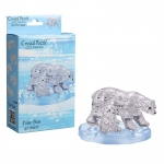 Пазл 3D Crystal puzzle "Два белых медведя", картонная коробка, 90160
