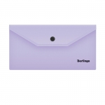 Папка-конверт на кнопке Berlingo "Instinct" С6, 180мкм, лаванда, AKk_06507