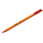 Ручка капиллярная Berlingo "Rapido" красная, 0,4мм, трехгранная, CK_40102