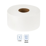 Бумага туалетная OfficeClean "Premium" 2-слойная, мини-рулон, 170м/рул., мягкая, тиснение, белая, 280266