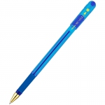 Ручка шариковая MunHwa "MC Gold" синяя, 1,0мм, грип, штрих-код, BMC10-02
