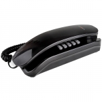 Телефон проводной Texet ТХ-215, повторный набор, компактный размер, черный, 337862