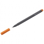 Ручка капиллярная Faber-Castell "Grip Finepen" оранжевая, 0,4мм, трехгранная, 151615