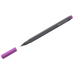 Ручка капиллярная Faber-Castell "Grip Finepen" фиолетовая, 0,4мм, трехгранная, 151634