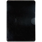 Обложка-чехол для паспорта OfficeSpace, кожа, черный, 311115