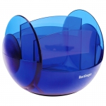 Настольная подставка Berlingo "FR", пластиковая, вращающаяся, синяя, MOn00062