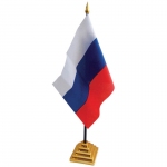 Флаг настольный "Россия" ArtSpace, пластик. подставка, FL_3097