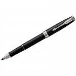 Ручка-роллер Parker "Sonnet Black Lacque СT" черная, 0,8мм, подарочная упаковка, 1931501