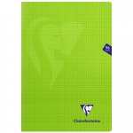 Тетрадь 48л., А4, клетка Clairefontaine "Mimesys", пластиковая обложка, зеленая, 90г/м2, 303162C_green